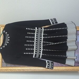 Black and white dress, size medium